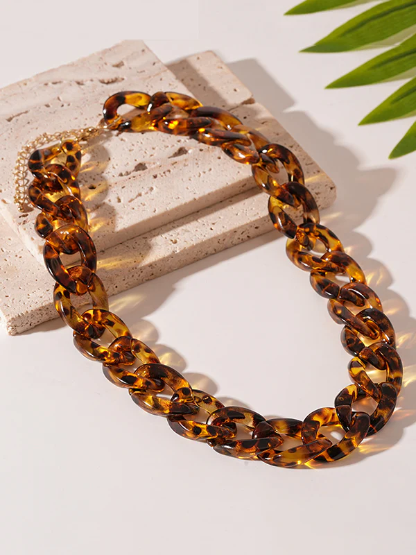 Chains Leopard Necklaces Accessories - Image 2