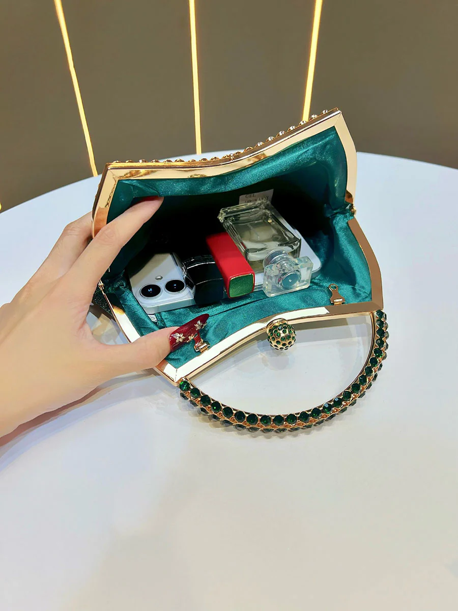Chains Rhine Stones Evening Bags & Clutches Handbags - Image 10