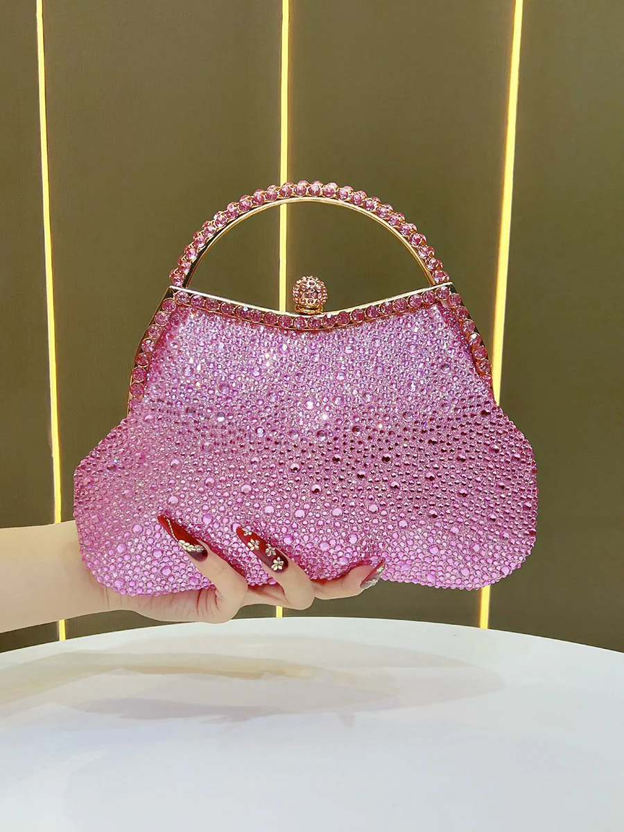 Chains Rhine Stones Evening Bags & Clutches Handbags - Image 4