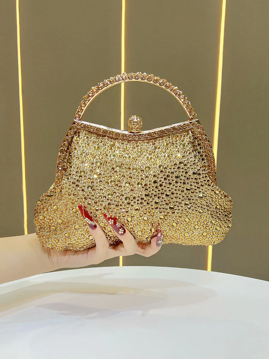 Chains Rhine Stones Evening Bags & Clutches Handbags - Image 5