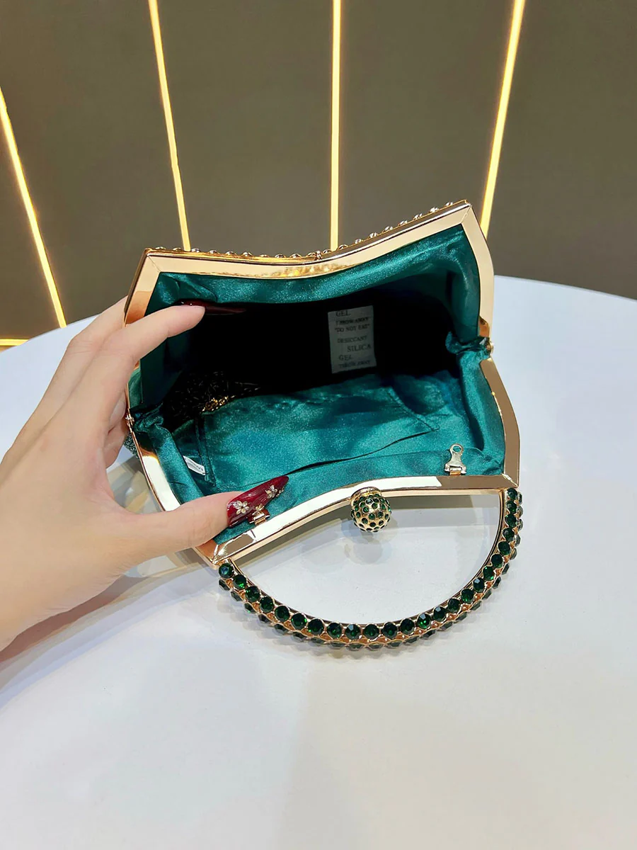 Chains Rhine Stones Evening Bags & Clutches Handbags - Image 9