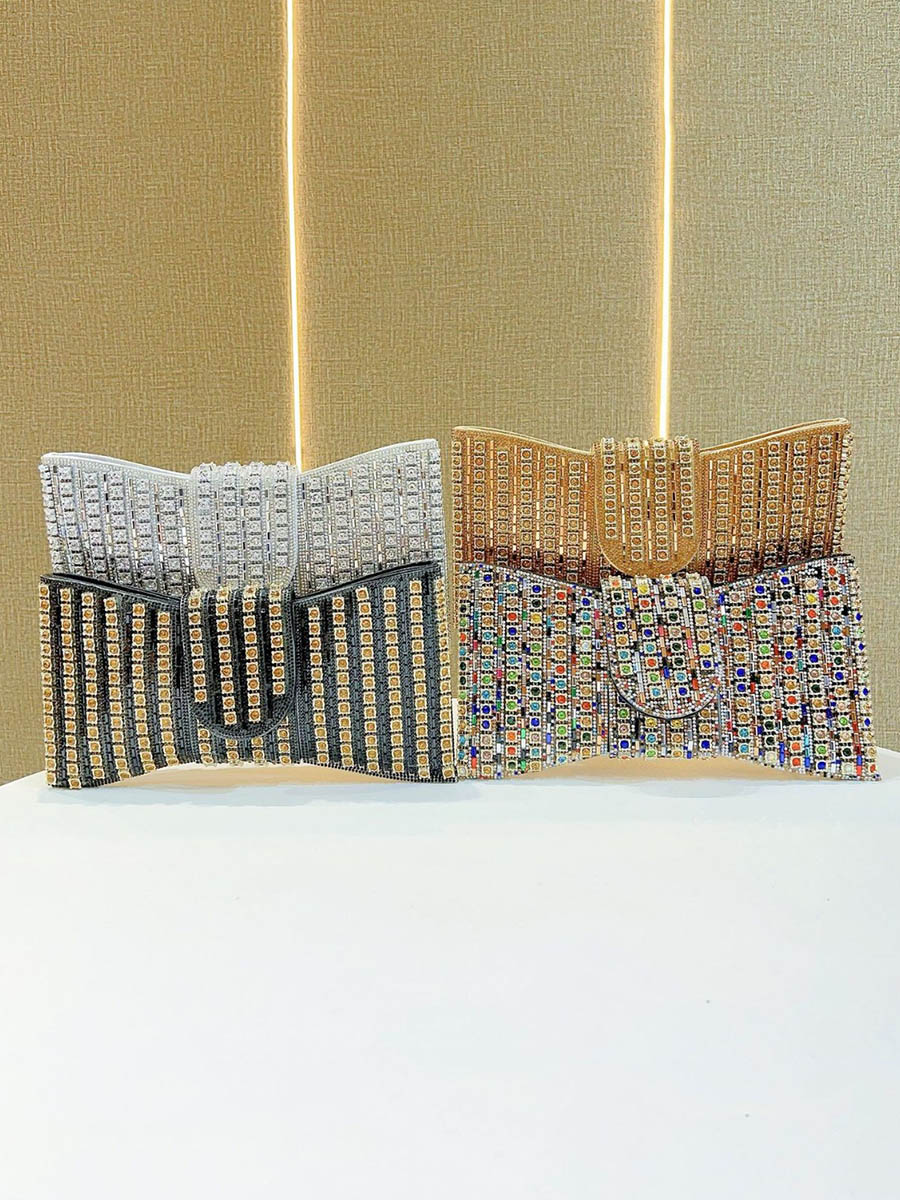 Chains Rhine Stones Evening Bags & Clutches Handbags - Image 5