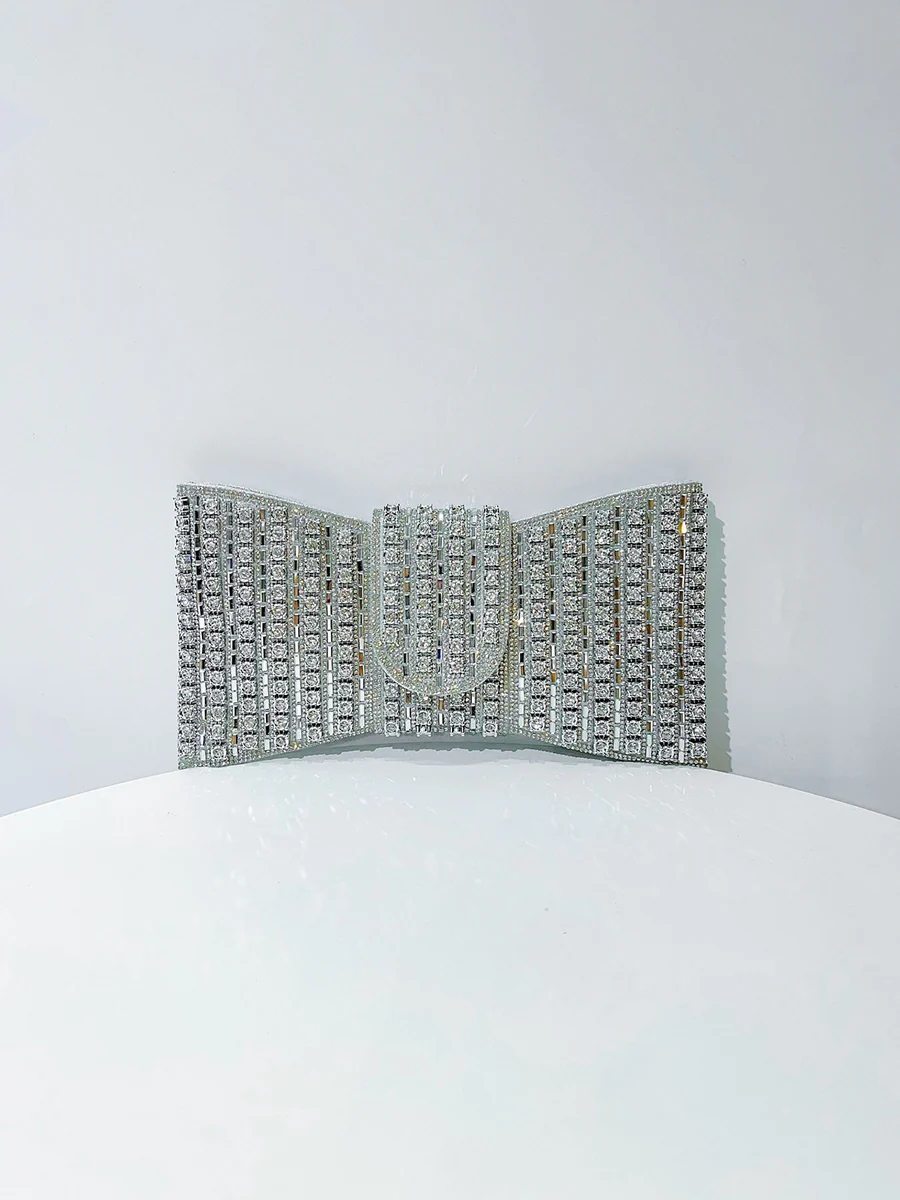 Chains Rhine Stones Evening Bags & Clutches Handbags - Image 6