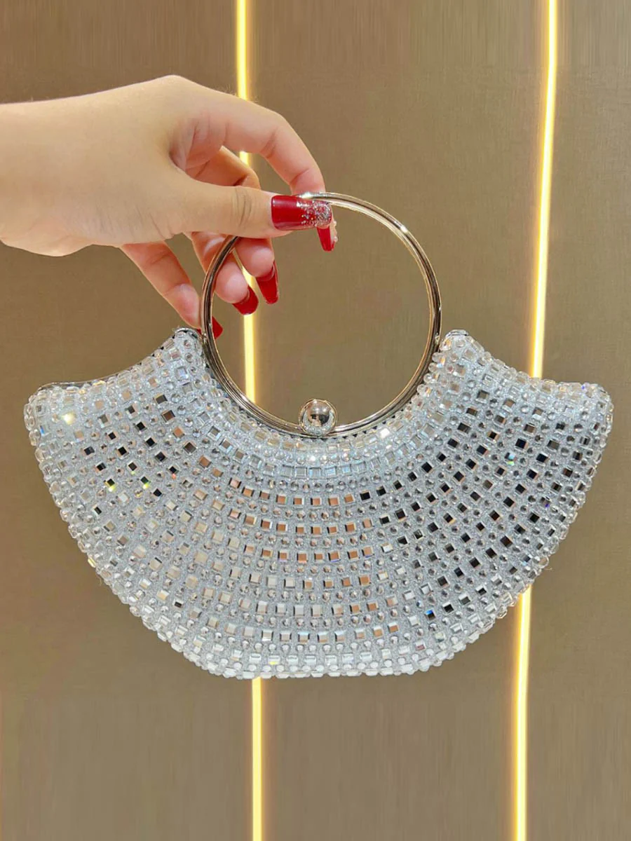 Chains Rhine Stones Evening Bags & Clutches Handbags - Image 2