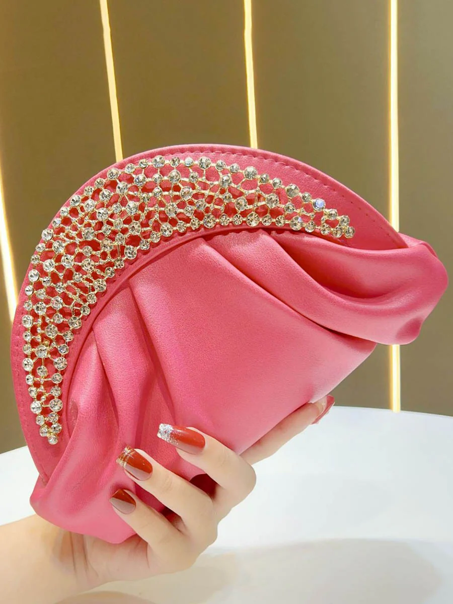 Chains Rhine Stones Evening Bags & Clutches Handbags - Image 4