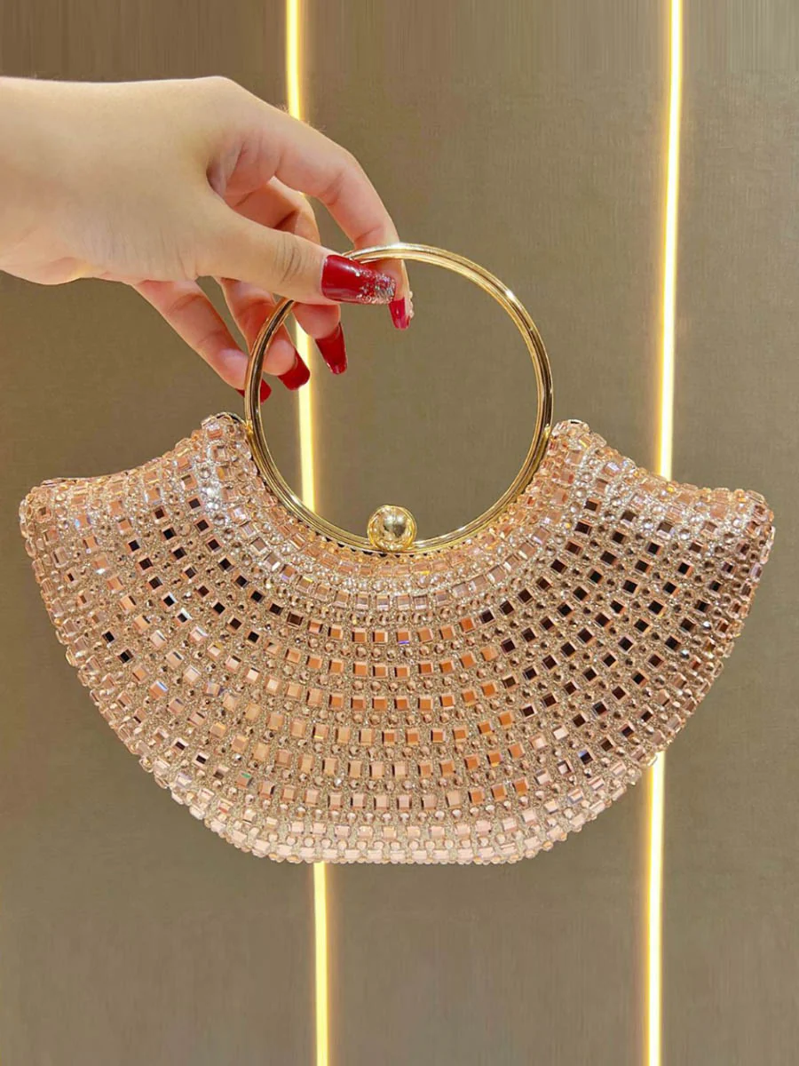 Chains Rhine Stones Evening Bags & Clutches Handbags - Image 3