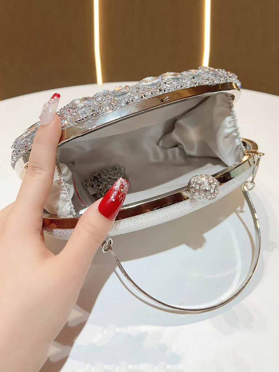 Chains Rhine Stones Evening Bags & Clutches Handbags - Image 10