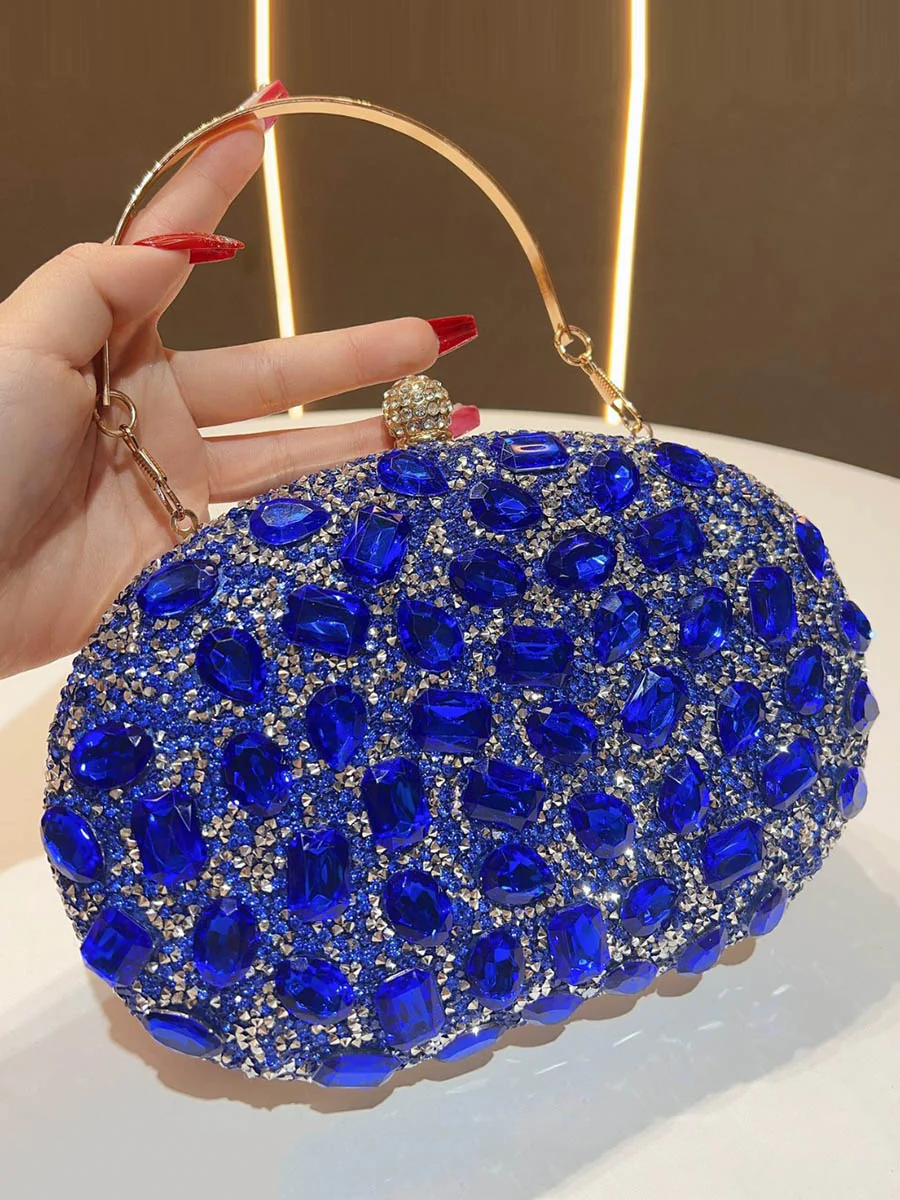 Chains Rhine Stones Evening Bags & Clutches Handbags - Image 5