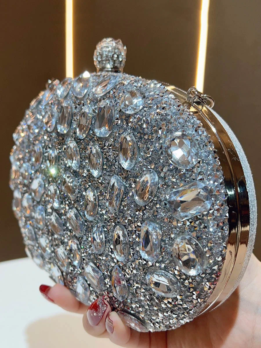 Chains Rhine Stones Evening Bags & Clutches Handbags - Image 8