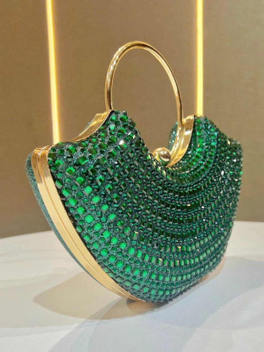 Chains Rhine Stones Evening Bags & Clutches Handbags - Image 5