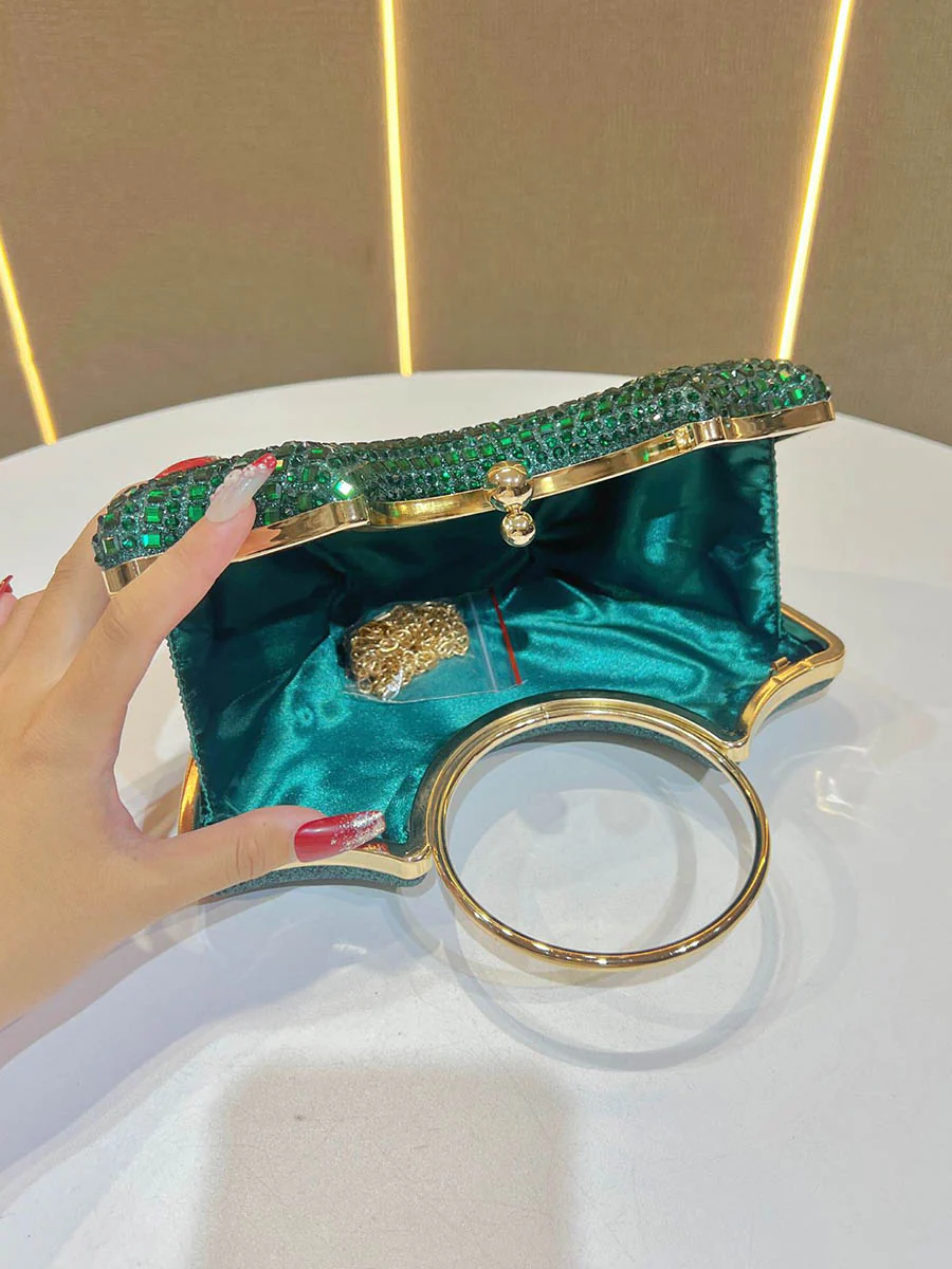 Chains Rhine Stones Evening Bags & Clutches Handbags - Image 7