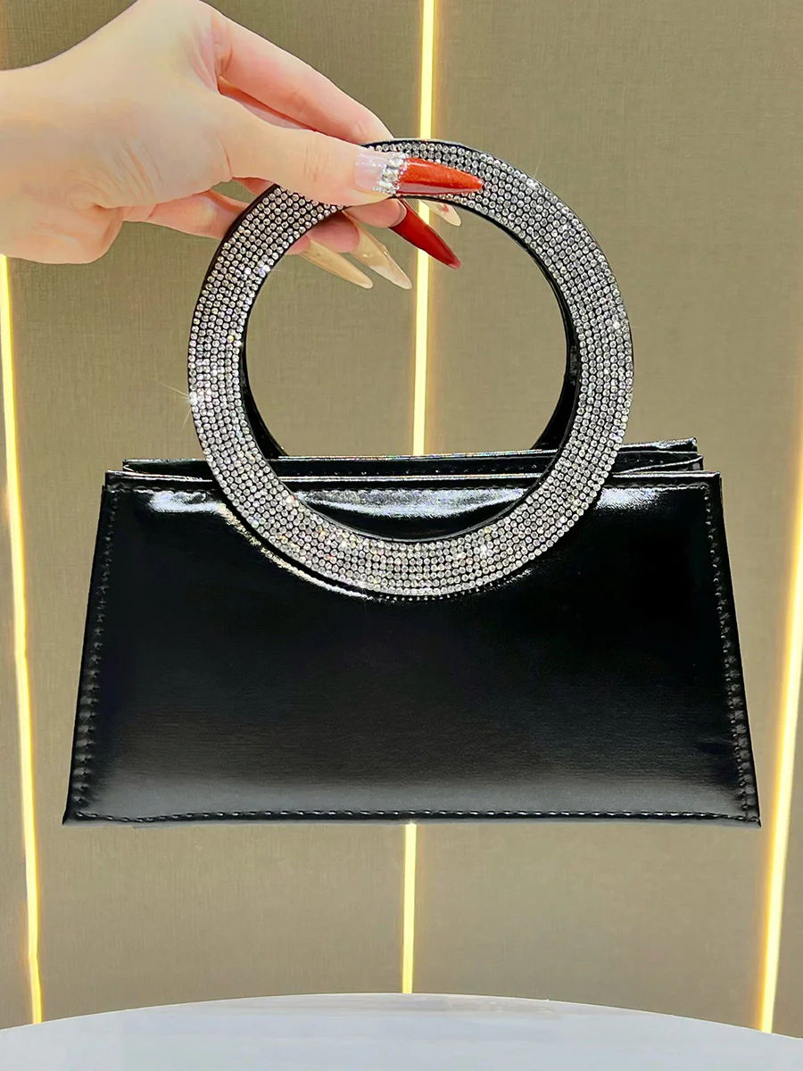 Chains Rhine Stones Split-Joint Evening Bags & Clutches Handbags - Image 2