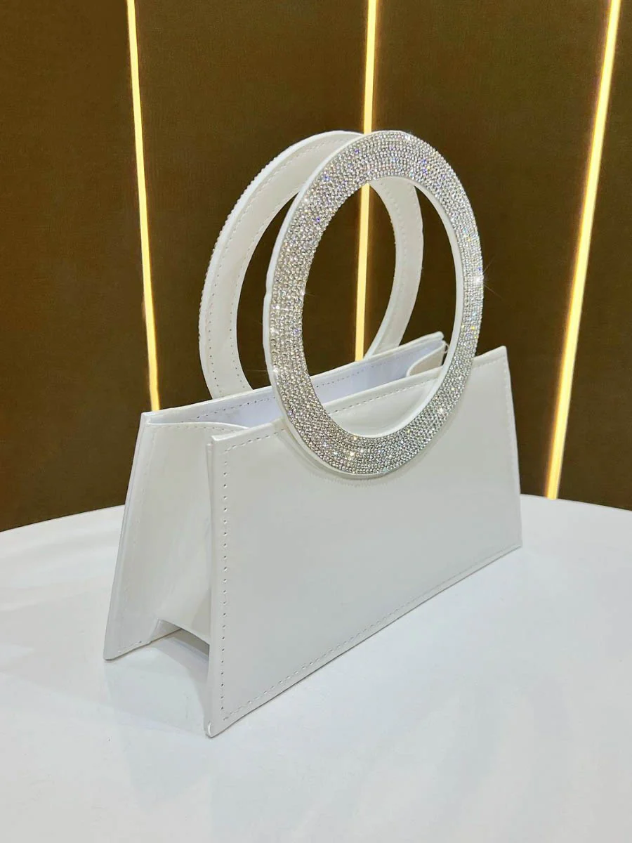 Chains Rhine Stones Split-Joint Evening Bags & Clutches Handbags - Image 6