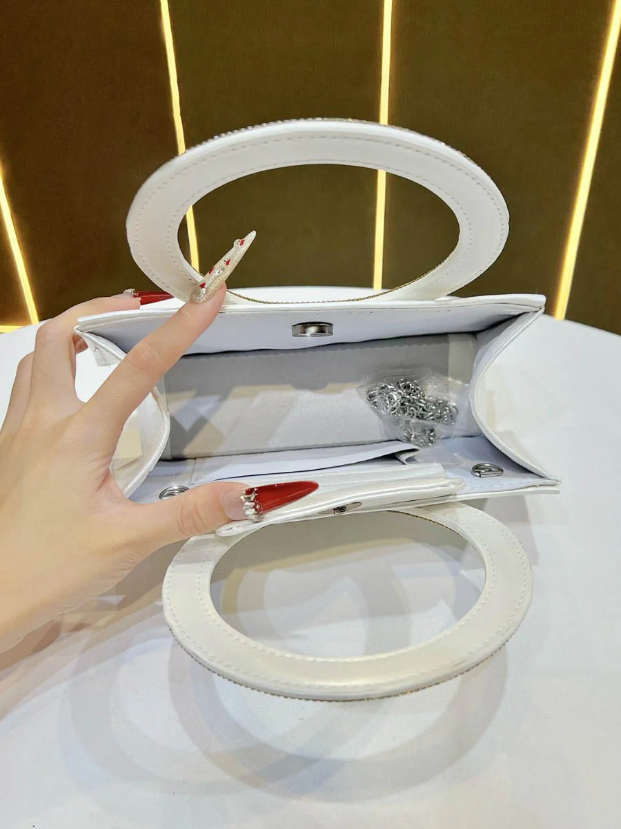 Chains Rhine Stones Split-Joint Evening Bags & Clutches Handbags - Image 7