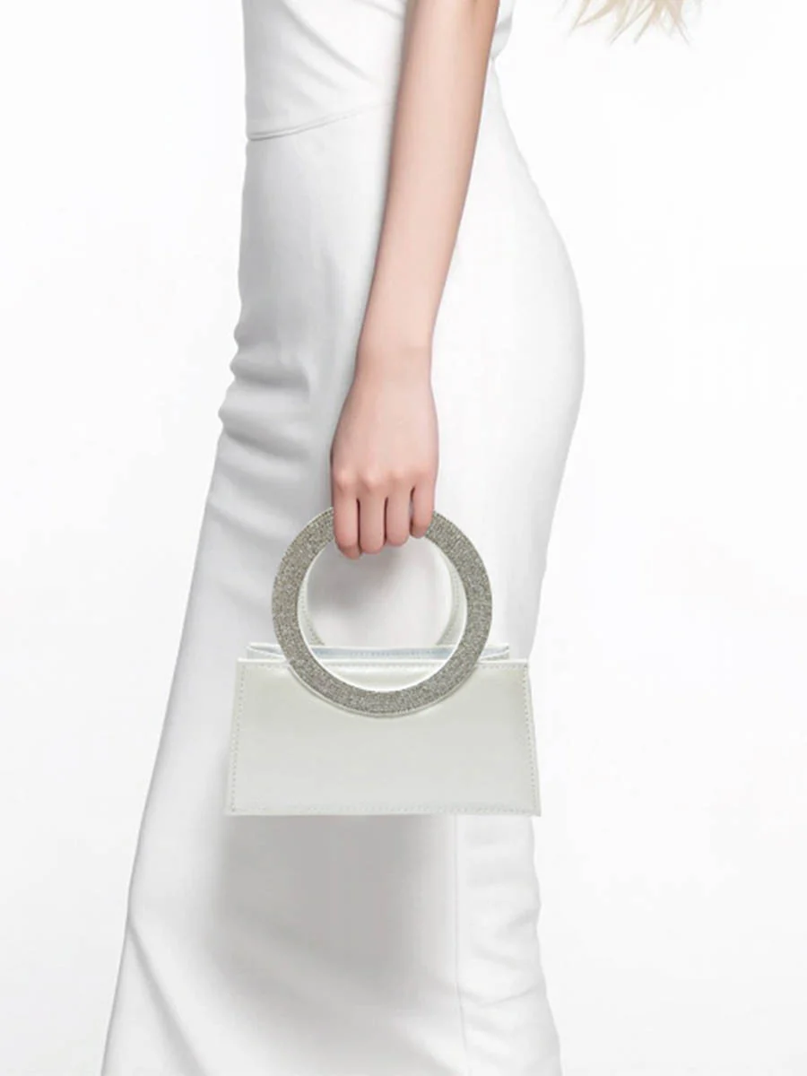 Chains Rhine Stones Split-Joint Evening Bags & Clutches Handbags - Image 9