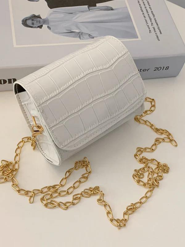 Chains Shiny Split-Joint Bags Crossbody Bags - Image 4