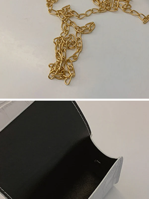 Chains Shiny Split-Joint Bags Crossbody Bags - Image 9