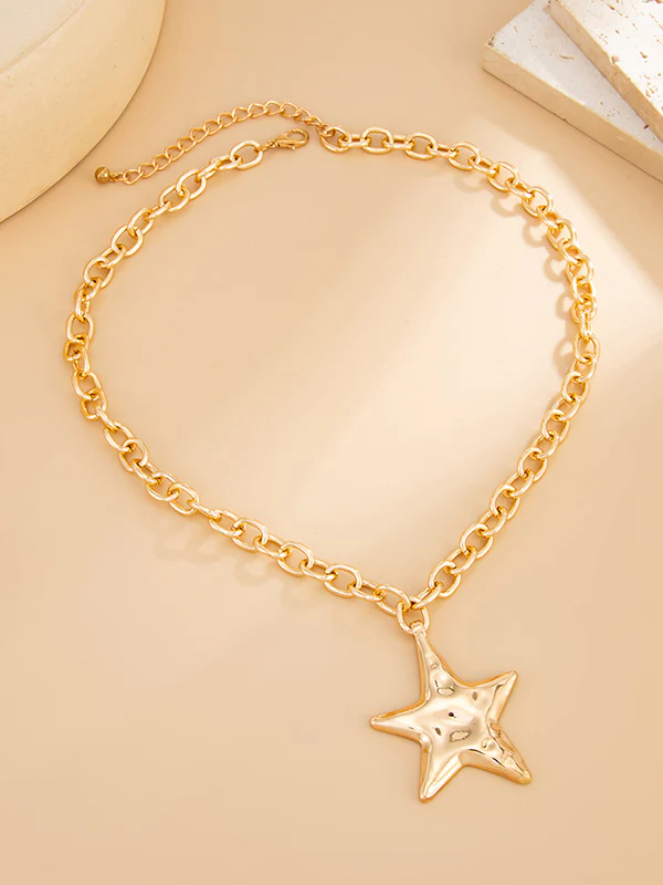Chains Shiny Star Shape Necklaces Accessories - Image 12
