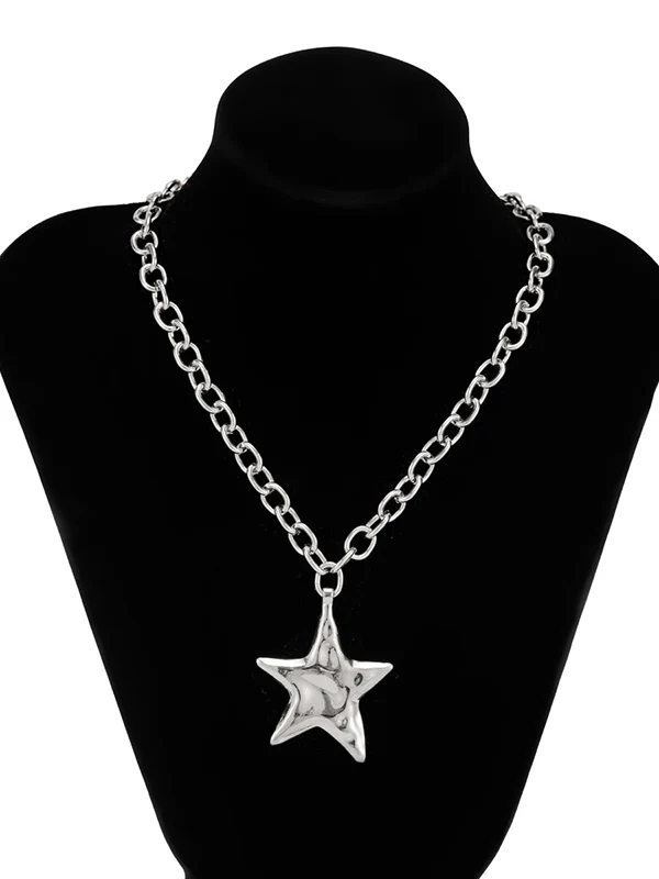 Chains Shiny Star Shape Necklaces Accessories - Image 4