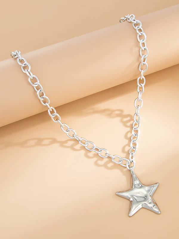 Chains Shiny Star Shape Necklaces Accessories - Image 7
