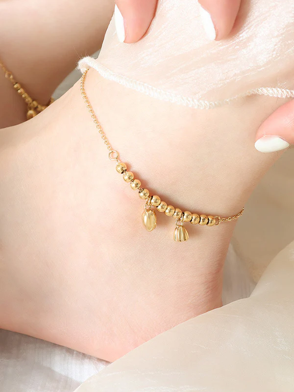 Chains Solid Color Anklet - Image 3