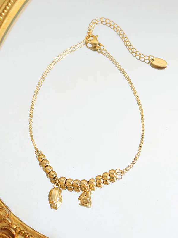 Chains Solid Color Anklet - Image 7