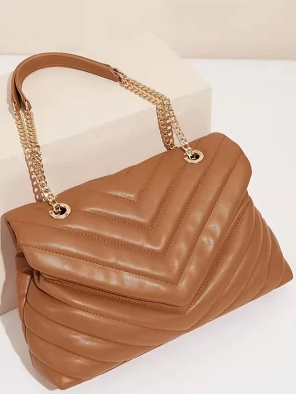 Chains Split-Joint Shoulder Bags Handbags - Image 9