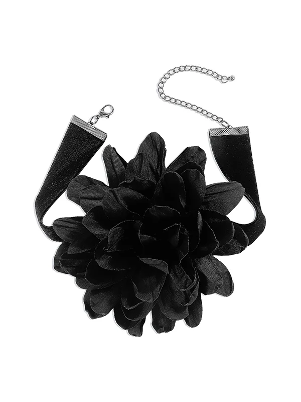 Chains Three-Dimensional Flower Necklaces Accessories - Image 10