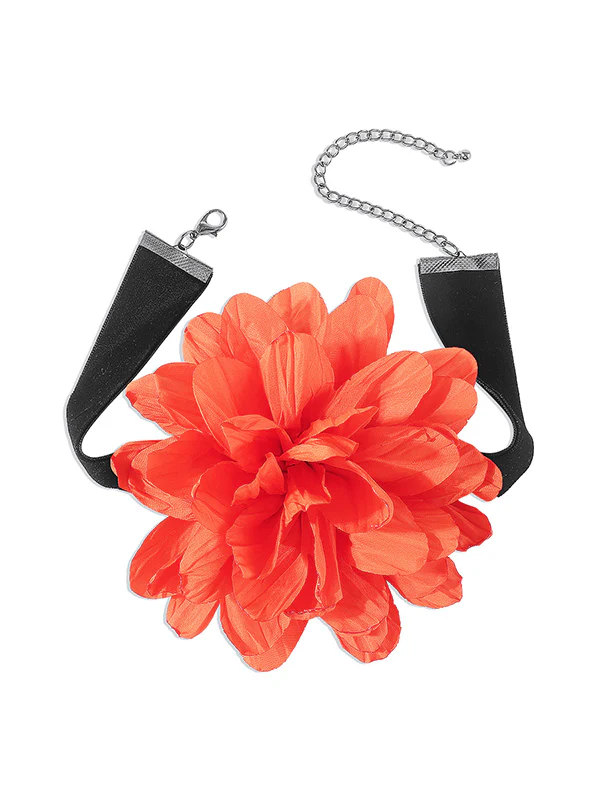 Chains Three-Dimensional Flower Necklaces Accessories - Image 11
