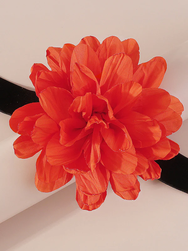 Chains Three-Dimensional Flower Necklaces Accessories - Image 4