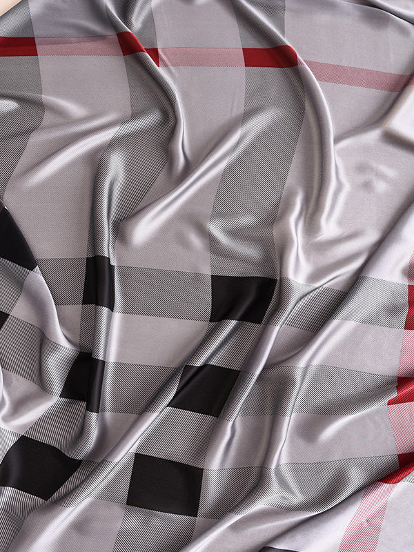 Chic Plaid Silk Imitation Shawl&Scarf - Image 10