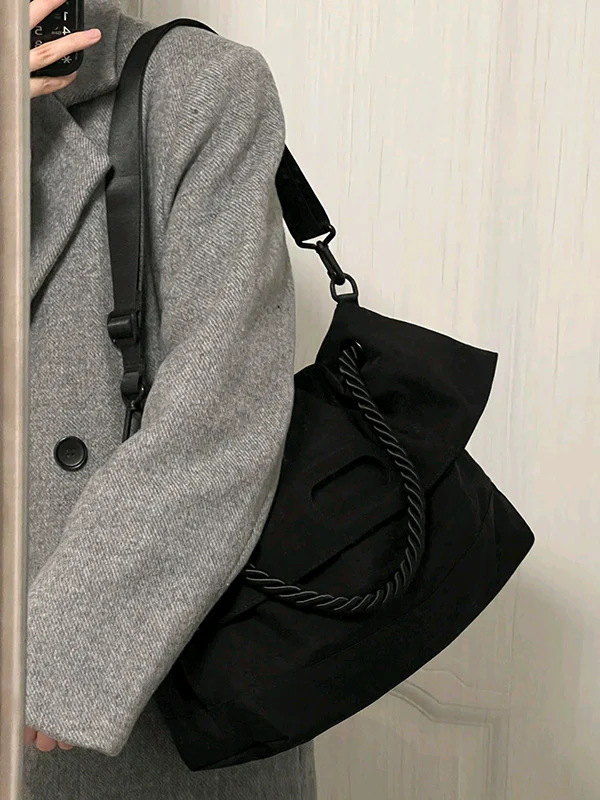 Classic Solid Color Bags Accessories Crossbody Bags - Image 2