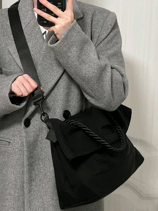 Classic Solid Color Bags Accessories Crossbody Bags - Image 3