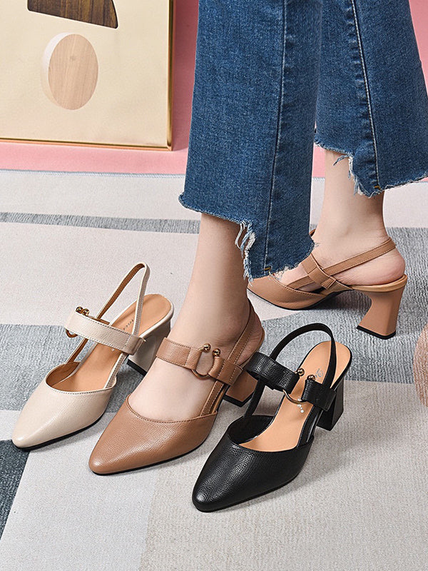 Closed-Toe Shoes Pumps Sandals - Image 4