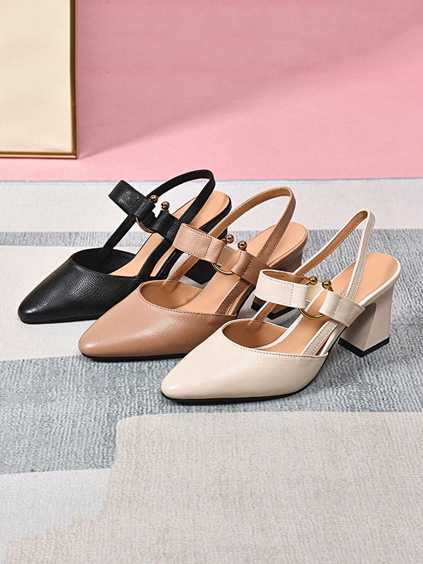 Closed-Toe Shoes Pumps Sandals - Image 5