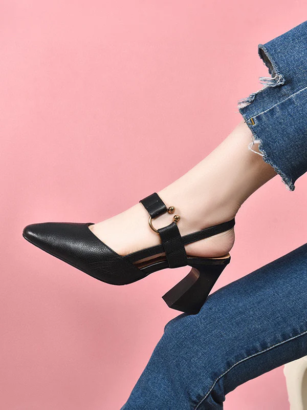 Closed-Toe Shoes Pumps Sandals - Image 6