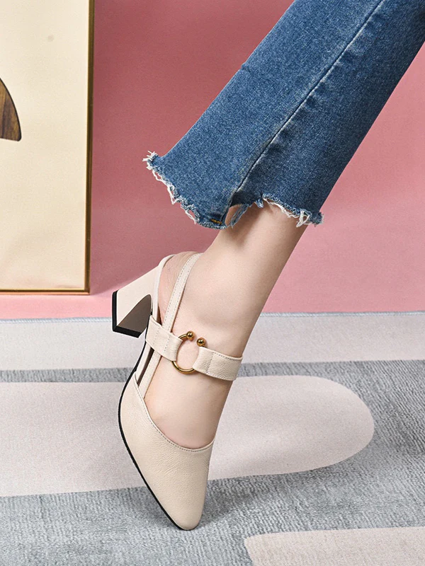Closed-Toe Shoes Pumps Sandals - Image 7