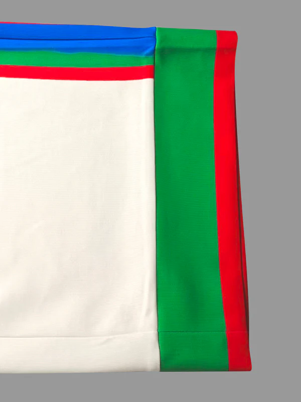 Column Contrast Color Pockets Striped Casual Pants Bottoms Trousers - Image 7