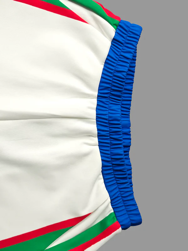 Column Contrast Color Pockets Striped Casual Pants Bottoms Trousers - Image 8