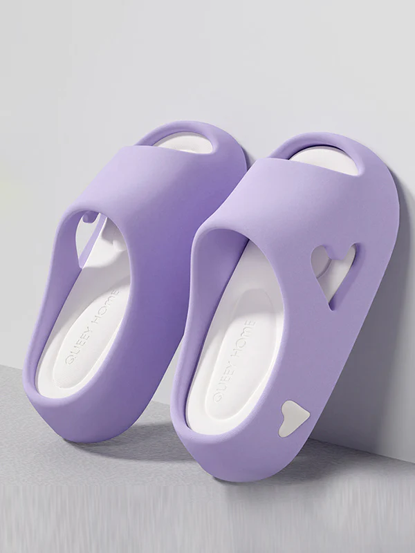 Contrast Color Hollow Open Toe Platform Shoes Slippers - Image 2