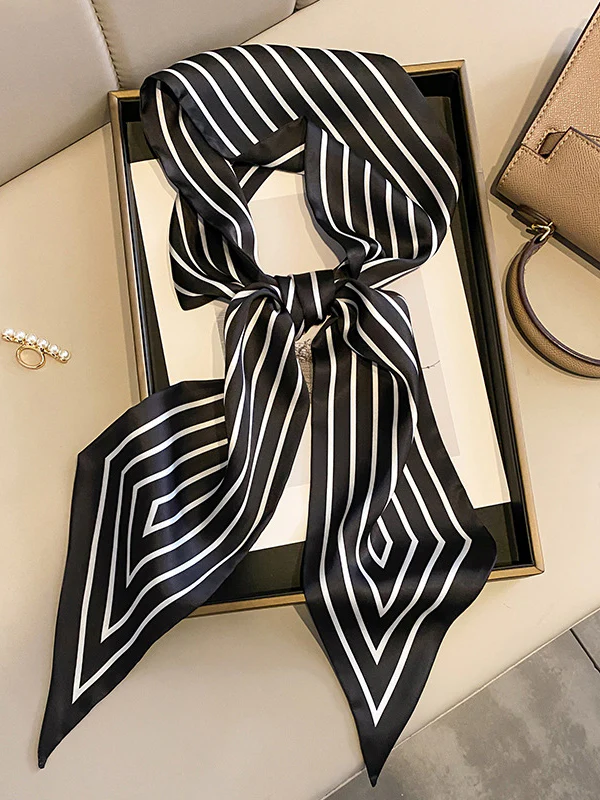 Contrast Color Striped Shawl&Scarf - Image 2