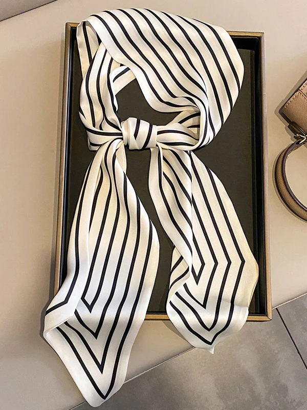 Contrast Color Striped Shawl&Scarf - Image 3
