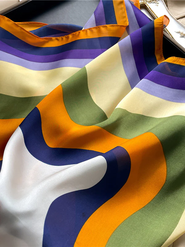 Contrast Color Sun Protection Shawl&Scarf - Image 11
