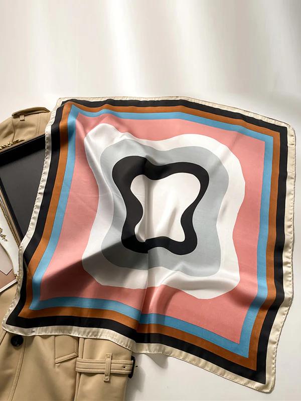 Contrast Color Sun Protection Shawl&Scarf - Image 7