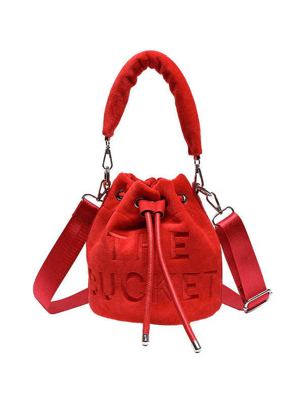 Drawstring Letter Print Crossbody Bags Handbags - Image 24