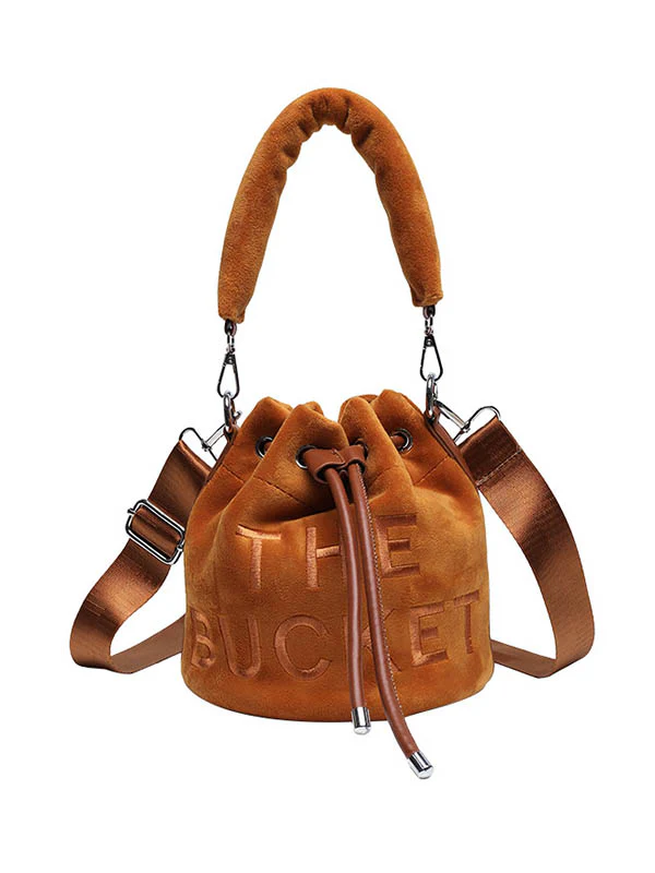 Drawstring Letter Print Crossbody Bags Handbags - Image 26