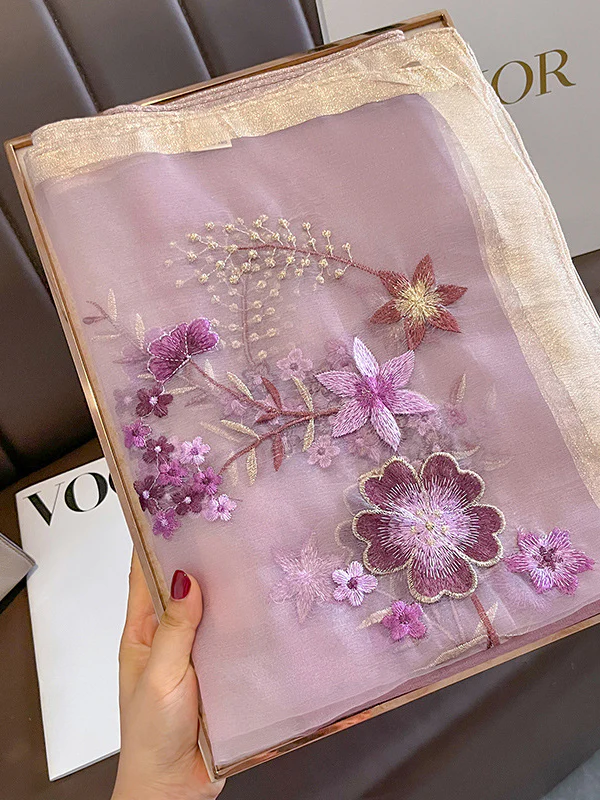 Embroidered Keep Warm Shawl&Scarf - Image 18