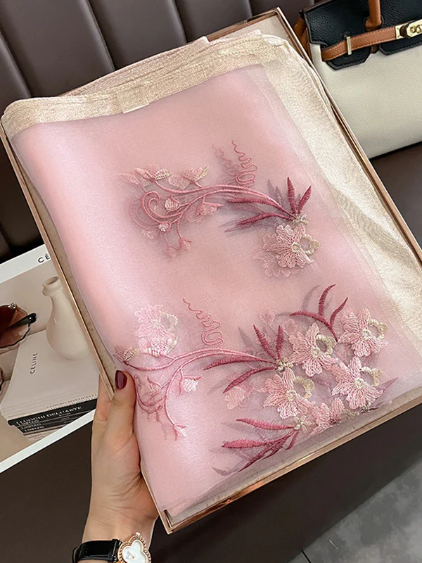 Embroidered Keep Warm Shawl&Scarf - Image 14