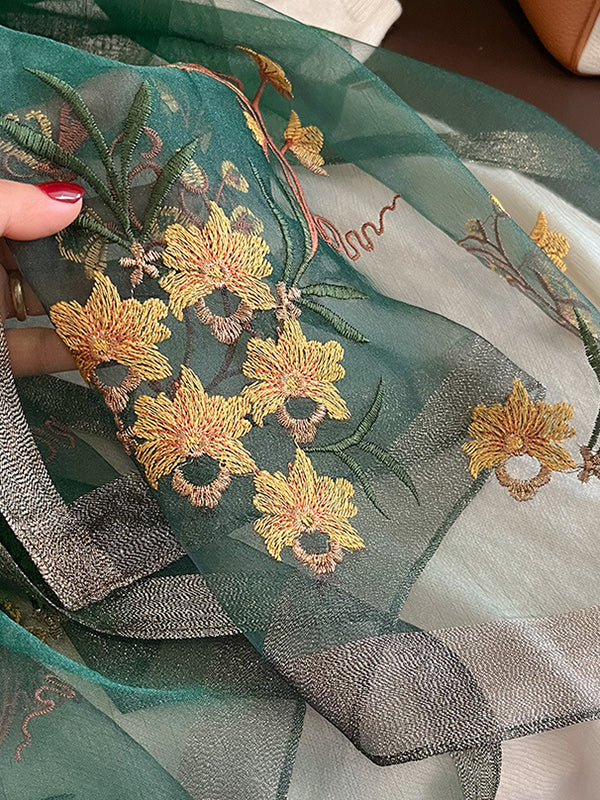 Embroidered Keep Warm Shawl&Scarf - Image 20