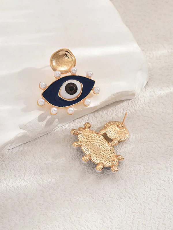 Eye Shape Geometric Earrings Accessories - Image 6